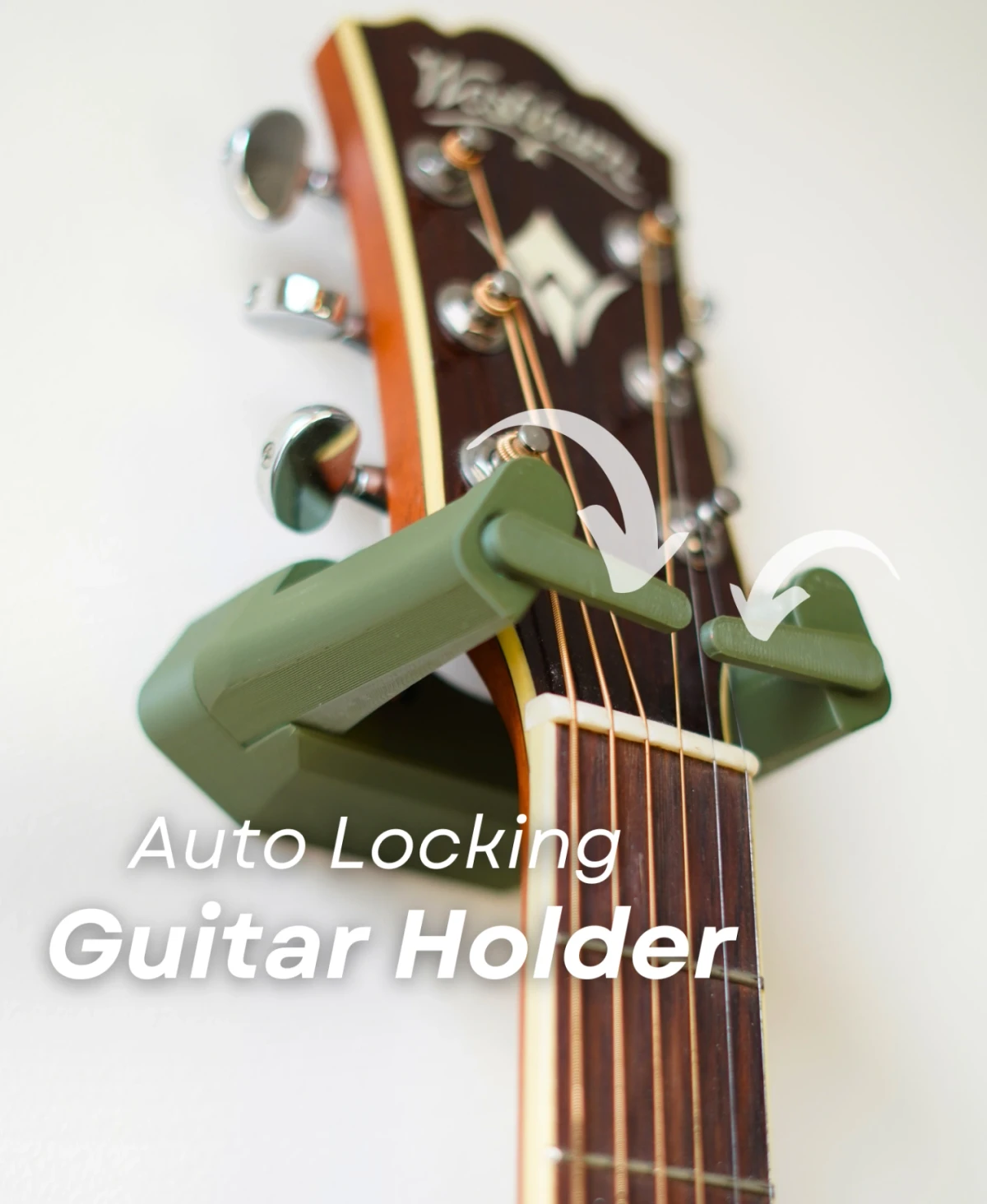 Kurbağa Gitar Askısı