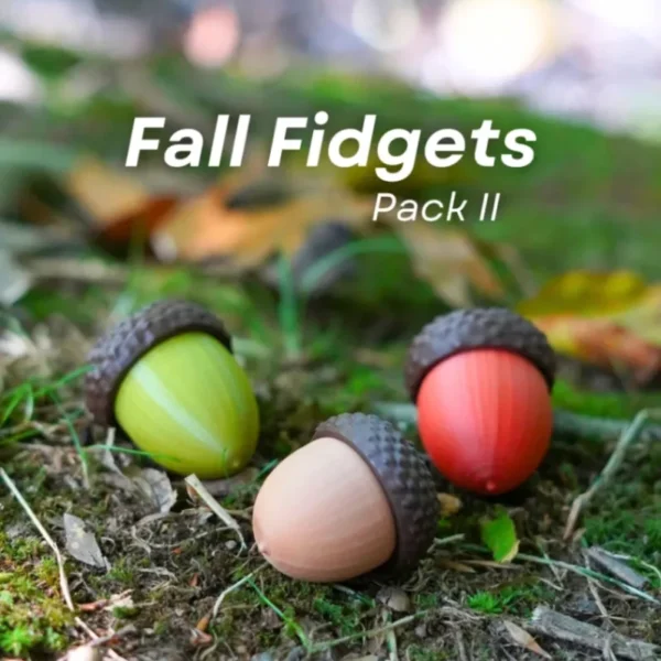 Sonbahar Fidget Seti (Meşe Palamudu)